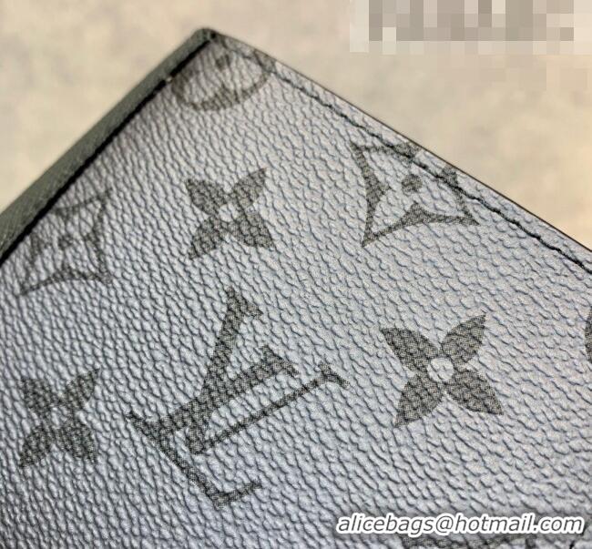 Shop Grade Louis Vuitton Men's Multiple Wallet in Gunmetal Grey Monogram Canvas M30843 2022