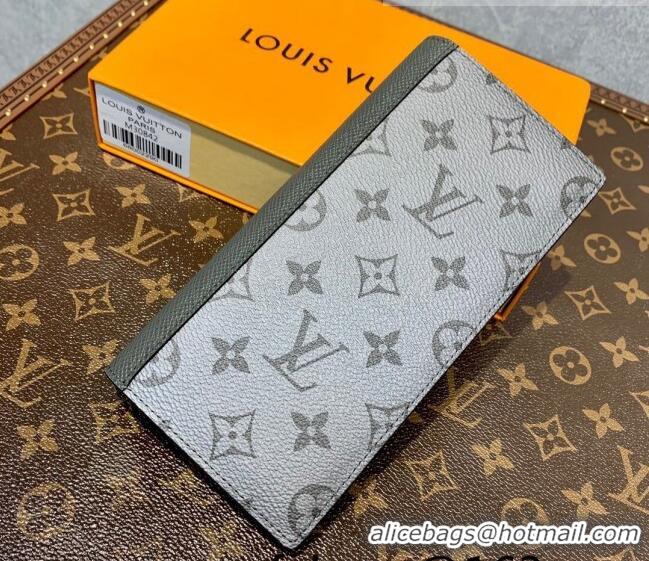 Promotional Louis Vuitton Men's Brazza Wallet in Gunmetal Grey Monogram Canvas M30842 2022