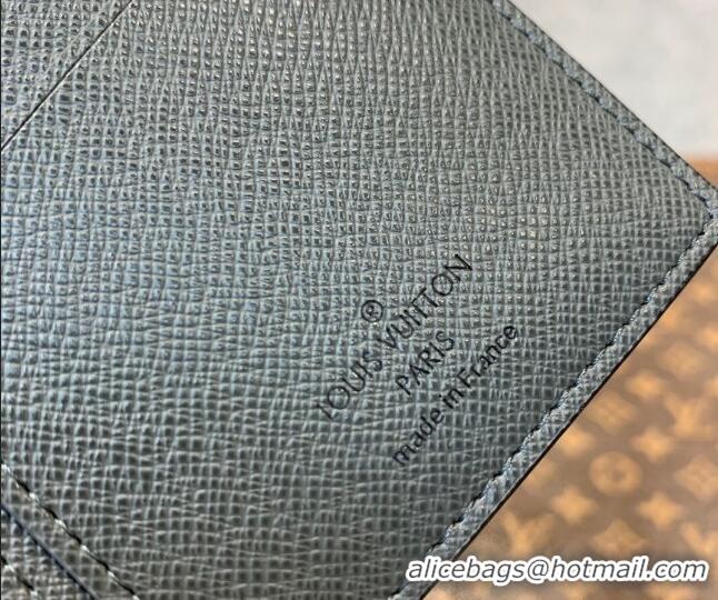 Promotional Louis Vuitton Men's Brazza Wallet in Gunmetal Grey Monogram Canvas M30842 2022