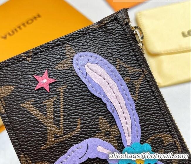 Popular Style Louis Vuitton Monogram Canvas Coin Card Holder Wallet StellaLou M52676 2022