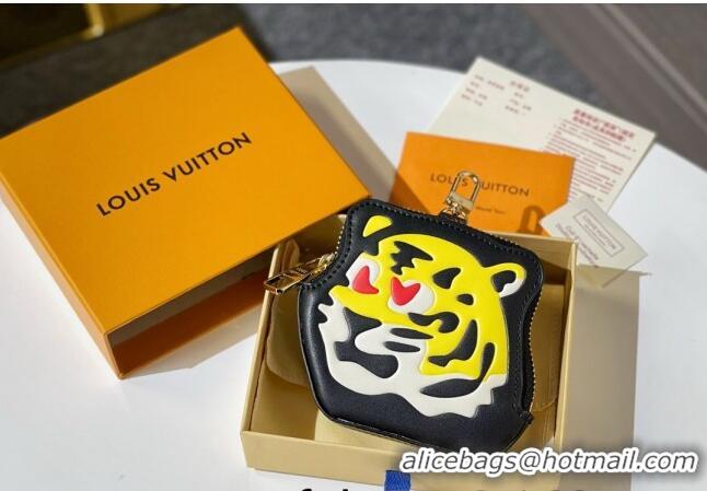 Shop Louis Vuitton Tiger Coin Card Holder/Bag Charm 30783 Yellow 2022