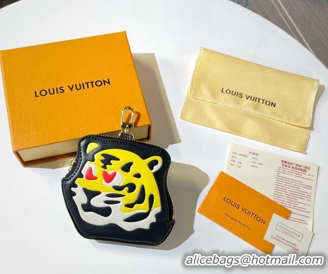 Shop Louis Vuitton Tiger Coin Card Holder/Bag Charm 30783 Yellow 2022