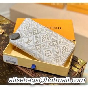 Reasonable Price Louis Vuitton Since 1854 Zippy Wallet M81172 Grey/Beige/Taupe Brown 2022