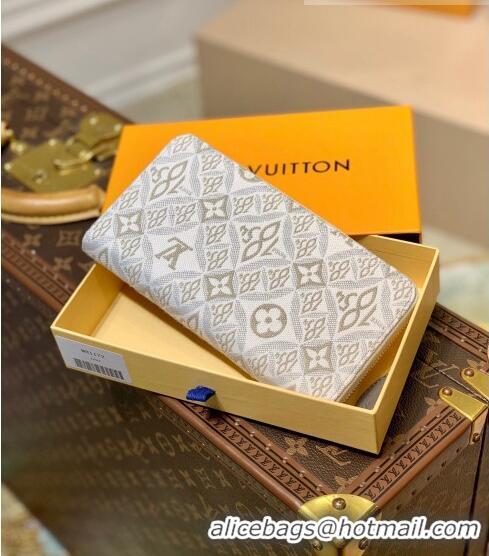 Reasonable Price Louis Vuitton Since 1854 Zippy Wallet M81172 Grey/Beige/Taupe Brown 2022