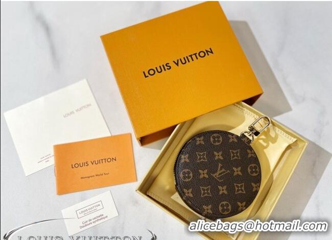 Super Quality Louis Vuitton Monogram Canvas Round Coin Purse Wallet M22417 2021