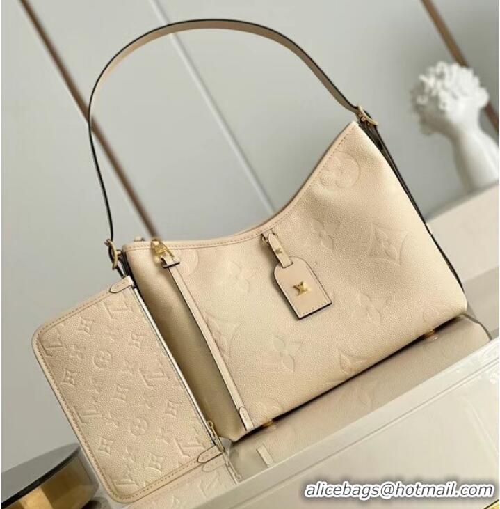 Particularly Recommended Louis Vuitton Empreinte Leather M46293 Beige