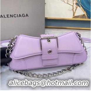 New Fashion Balenciaga HOURGLASS SMALL TOP HANDLE BAG 6088 purple