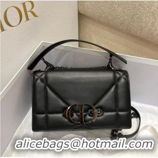 New Product DIOR 30 MONTAIGNE POUCH WITH SHOULDER STRAP AND HANDLE S32698 BLACK