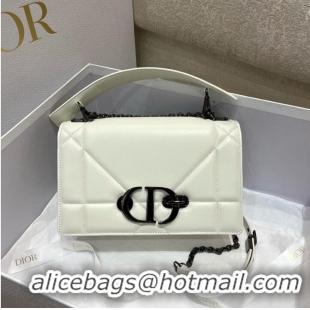 Best Price DIOR 30 MONTAIGNE POUCH WITH SHOULDER STRAP AND HANDLE S32698 WHITE