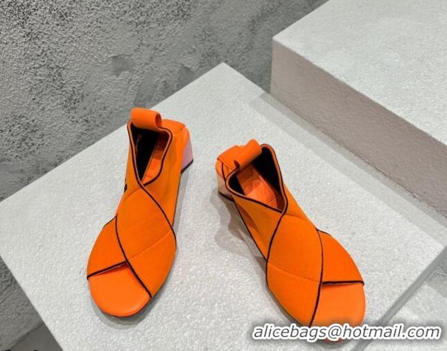 Pretty Style Bottega Veneta Flex Elasticated Band Sandals 6.5cm Orange 080852