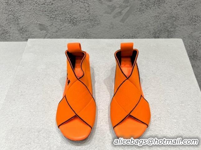 Pretty Style Bottega Veneta Flex Elasticated Band Sandals 6.5cm Orange 080852