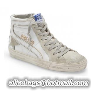 ​Discount Golden Goose GGDB Star Sneakers in Leather and Suede 101012 White