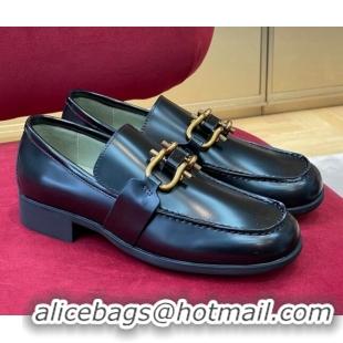 Best Price Bottega Veneta Monsieur Calf Leather Loafers Black 2081217