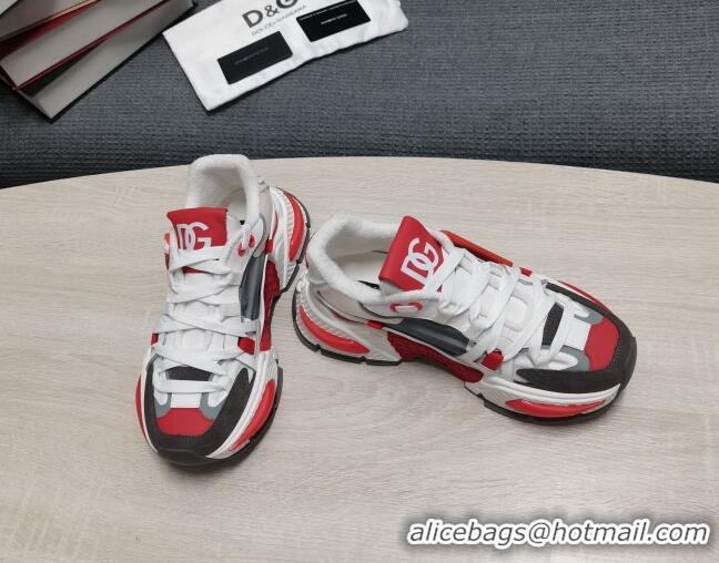 Purchase Dolce & Gabbana DG Airmaster Sneakers White/Red 082566