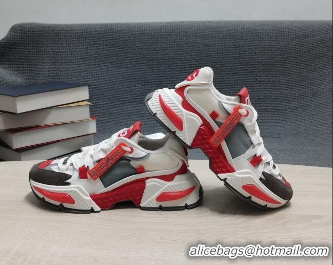 Purchase Dolce & Gabbana DG Airmaster Sneakers White/Red 082566