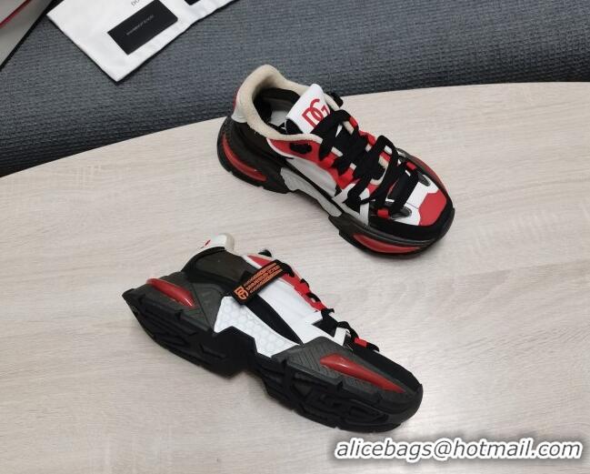 Unique Style Dolce & Gabbana DG Airmaster Sneakers Black/Red 082570