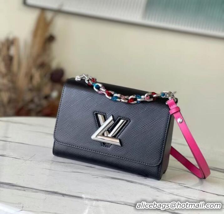 Famous Brand Louis Vuitton TWIST MM M57654 black