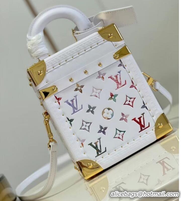 Reasonable Price Louis Vuitton CLUTCH BOX M10077 white