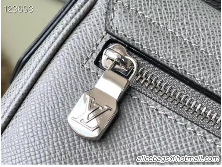 Pretty Style Louis Vuitton Taiga Leather DISTRICT PM M30851 Glacier