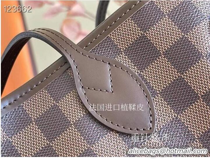 Famous Brand Louis Vuitton Damier Ebene Canvas NEVERFULL MM M41358