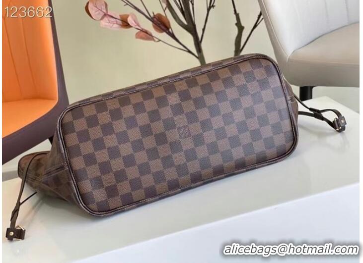 Famous Brand Louis Vuitton Damier Ebene Canvas NEVERFULL MM M41358