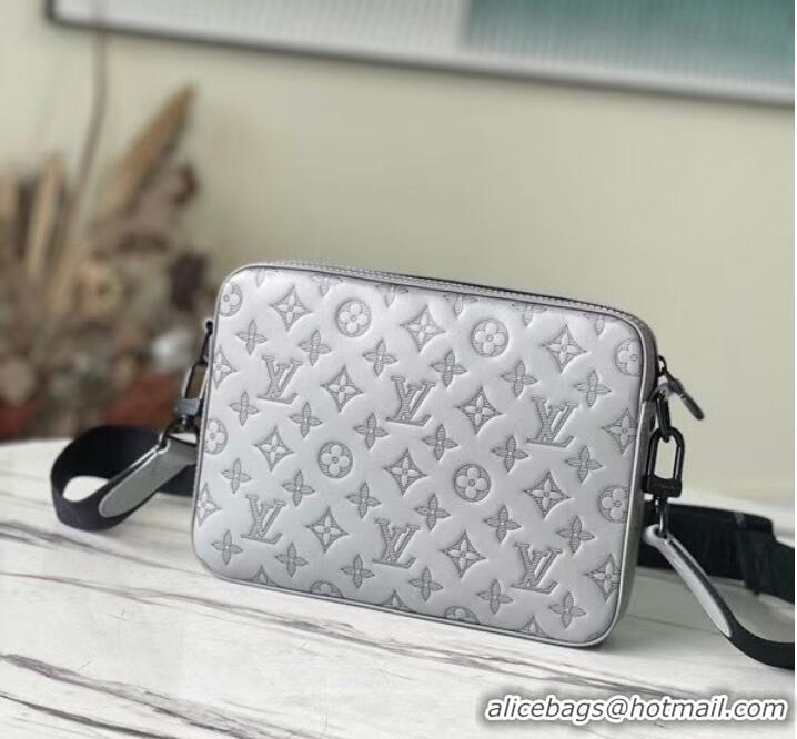 Popular Style Louis Vuitton DUO MESSENGER M46104 Anthracite gray