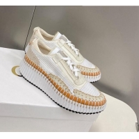 ​Top Grade Chloe Nama Stitching Sneakers C1237 White/Beige 2022