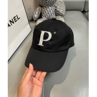 Pretty Style P Canvas Baseball Hat P1708 Black 2021