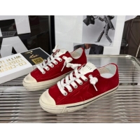 Stylish Golden Goose V-Star 2 Suede Sneaker Red 2080983