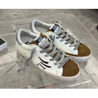 Trendy Design Golden Goose Super-Star Leather Sneakers White/Brown 0809118