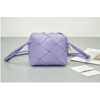 Good Product Bottega Veneta Mini Cassette Camera Bag 701915 Purple