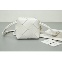 Good Quality Bottega Veneta Mini Cassette Camera Bag 701915 white