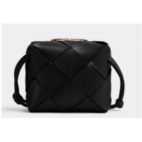 Famous Brand Bottega Veneta Mini Cassette Camera Bag 701915 black