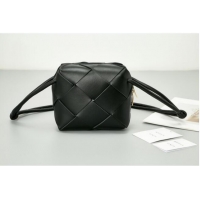 Famous Brand Bottega Veneta Mini Cassette Camera Bag 701915 black