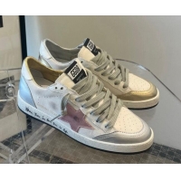 Low Price Golden Goose GGDB Ball Star Sneakers in Suede White/Grey 101010