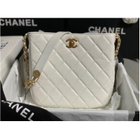 Reasonable Price Chanel SMALL SHOPPING BAG AS3400 white