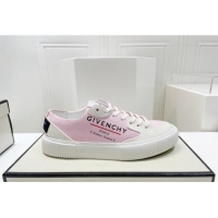 Sophisticated Givenchy GIV Canvas Sneakers Pink 072181