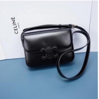 Promotional Celine TEEN CLASSIC BAG IN BOX CALFSKIN 199223 BLACK