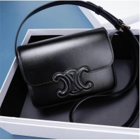 Promotional Celine TEEN CLASSIC BAG IN BOX CALFSKIN 199233 black