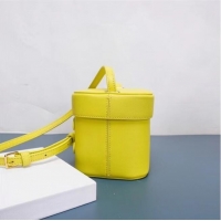 Famous Brand Celine MINI TEEN CLASSIC BAG IN BOX CALFSKIN 199263 yellow