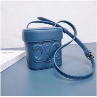 Promotional Celine MINI TEEN CLASSIC BAG IN BOX CALFSKIN 199263 blue