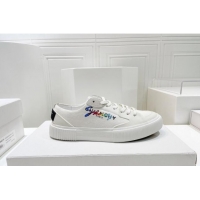 Stylish Givenchy GIV Canvas Sneakers White 072185