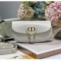 Promotional DIOR BOBBY EAST-WEST BAG Box Calfskin M9317S Off White