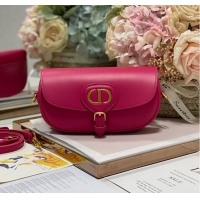 Top Grade DIOR BOBBY EAST-WEST BAG Box Calfskin M9317S Rose