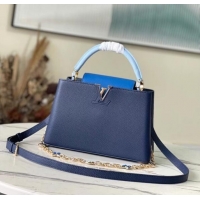 Classic Louis Vuitton CAPUCINES BB M48865 blue&sky blue