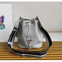 Classic Specials Prada leather Shoulder Bag 1BE060 gray