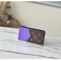 Promotional Louis Vuitton COIN CARD HOLDER M81627 purple