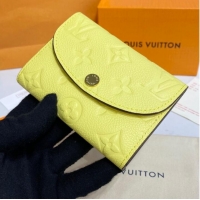 Traditional Specials Louis Vuitton ROSALIE COIN PURSE M81520 yellow