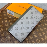 Promotional Louis Vuitton Men's Brazza Wallet in Gunmetal Grey Monogram Canvas M30842 2022