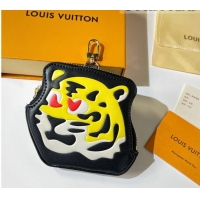 Shop Louis Vuitton Tiger Coin Card Holder/Bag Charm 30783 Yellow 2022